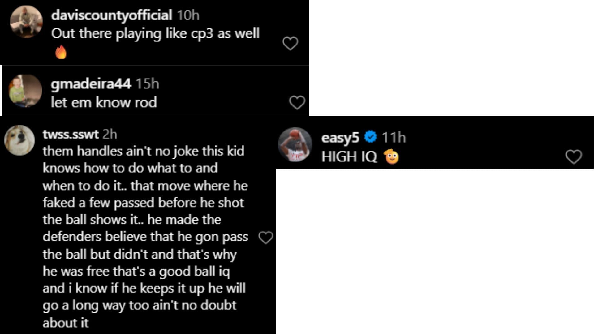 Fans react as Team Chris Paul U15s freshman Sherod McCormick puts up impressive EYBL display